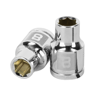 Dado de 8 mm, 6 puntas, cuadro 3/8″