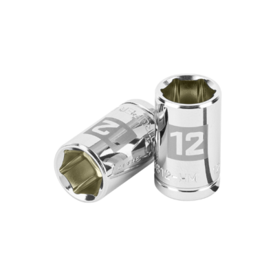 Dado de 12 mm, 6 puntas, cuadro 3/8″