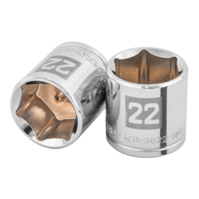 Dado de 22 mm, 6 puntas, cuadro 3/8″