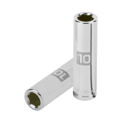 Dado largo de 10 mm, 6 puntas, cuadro 3/8 «