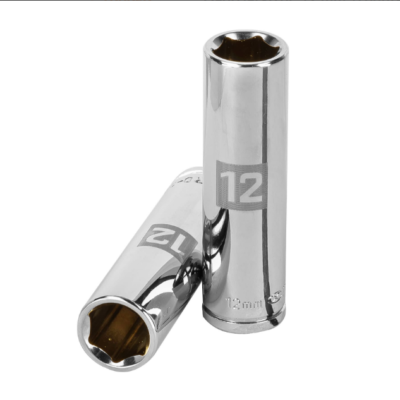 Dado largo de 12 mm, 6 puntas, cuadro 3/8″