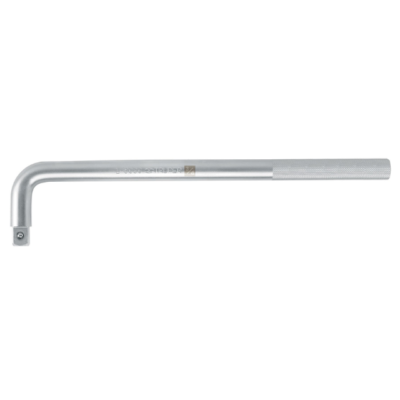 Mango cuadro 3/4″ en «L», largo 18”