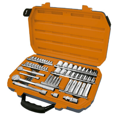 Set de herramientas, 70 piezas, cuadro 1/4″ y 3/8” standard y milimétricos
