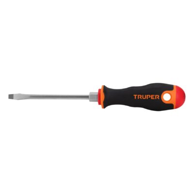 Desarmador plano 3/16″ x 4″ mango Comfort Grip
