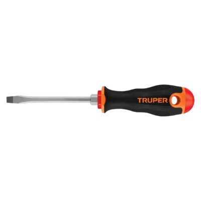 Desarmador plano 1/4″ x 4″ mango Comfort Grip