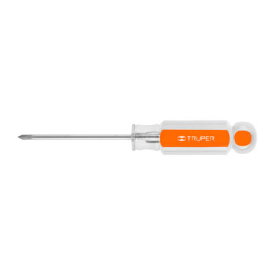 Desarmador de cruz 1/8″ x 2-1/2″ mango de acetato