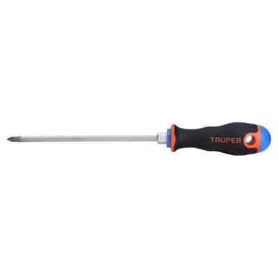 Desarmador de cruz 3/16″ x 6″ mango Comfort Grip