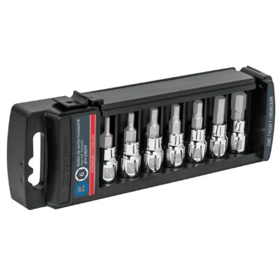 Juego de 7 dados punta hexagonal std, cuadro 3/8″