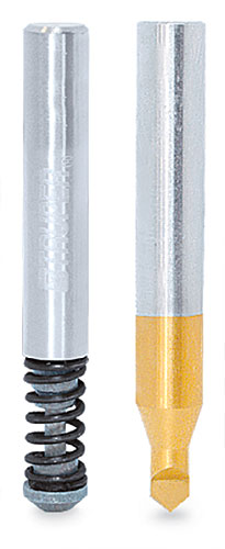 Set de cortador y guía para duplicador de llaves MCOP-400  105 Grados