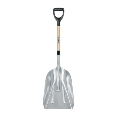 Pala sanitaria cabeza #10 de aluminio, puño «Y», mango 27″