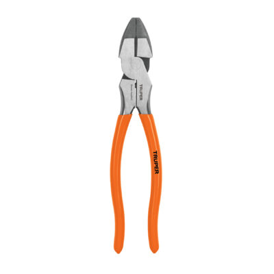 Pinza para electricista 9″ alta palanca mango PVC
