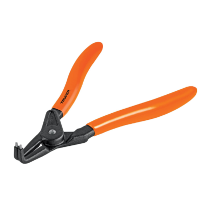 Pinza punta a 90° 6-3/4″ para abrir anillos, mango de PVC