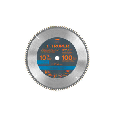 Disco sierra 10″ para aluminio, 100 dientes centro 5/8″