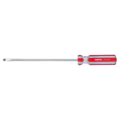 Desarmador plano 1/4 x 8″ mango de PVC