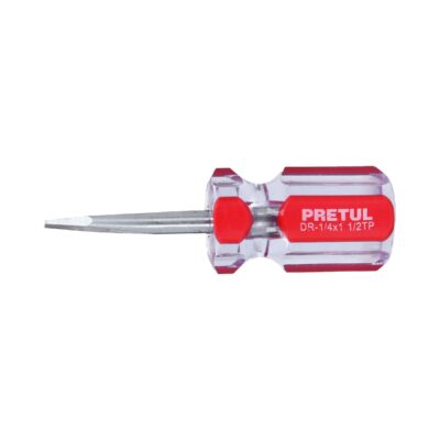 Desarmador plano 1/4 x 1-1/2″ mango de PVC