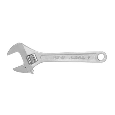 Llave ajustable (perico) 6″ cromada