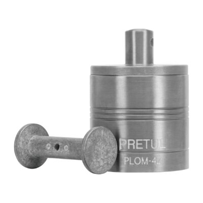 Plomada metálica de 675 g con centro