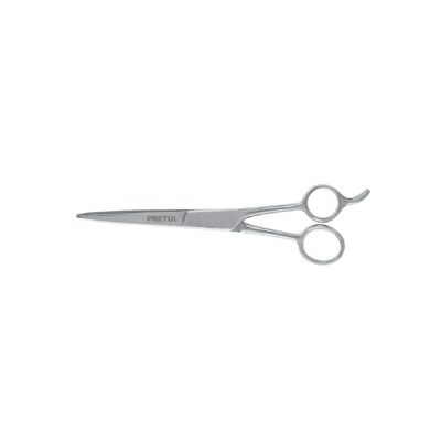 Tijera 7-1/2″ acero inox con gancho, para estilista
