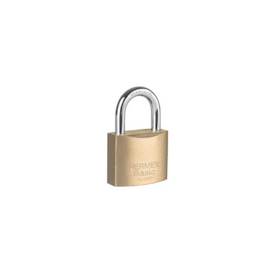 Candado de latón 40 mm llave tetra en blíster