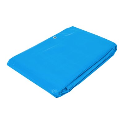 Lona de polietileno 6 x 12 m, azul, 110 g/m2