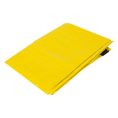 Lona de polietileno 2 x 3 m, amarilla, 110 g/m2