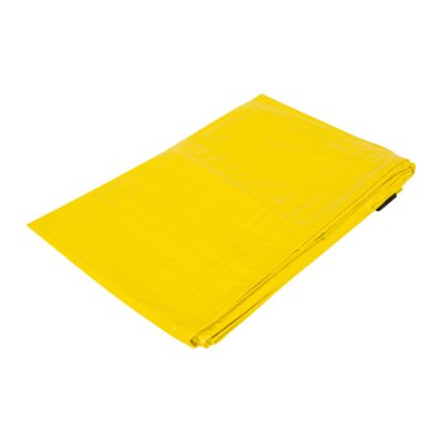 Lona de polietileno 3 x 3 m, amarilla, 110 g/m2