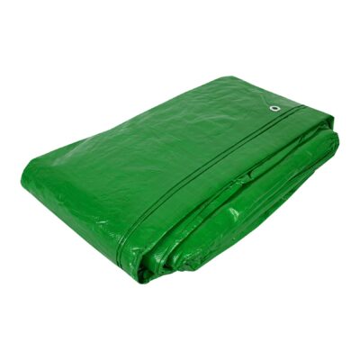 Lona de polietileno 6 x 12 m, verde, 110 g/m2
