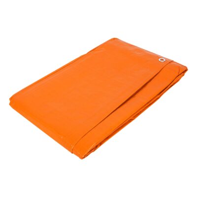 Lona de polietileno 4 x 5 m, naranja, 110 g/m2
