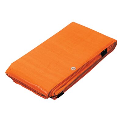 Lona de polietileno 5 x 6 m, naranja, 110 g/m