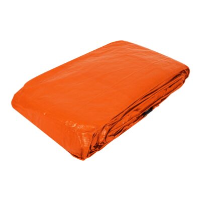 Lona de polietileno 6 x 12 m, naranja, 110 g/m2