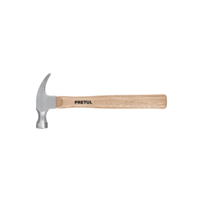 Martillo semipulido, 16 oz, uña recta