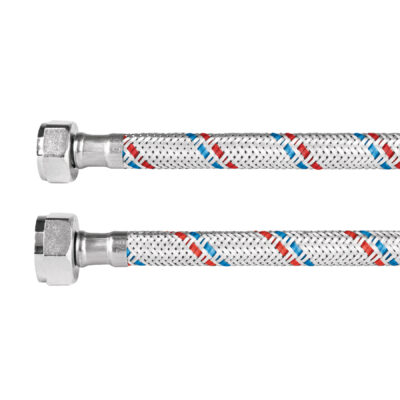 Manguera p/WC, aluminio, 1/2″ x 7/8″, 35 cm