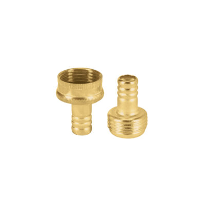 Juego conectores 1/2″ macho/hembra de latón laminado