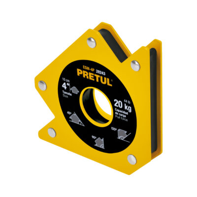 Escuadra magnética p/soldar, 4″, capacidad 20 kg