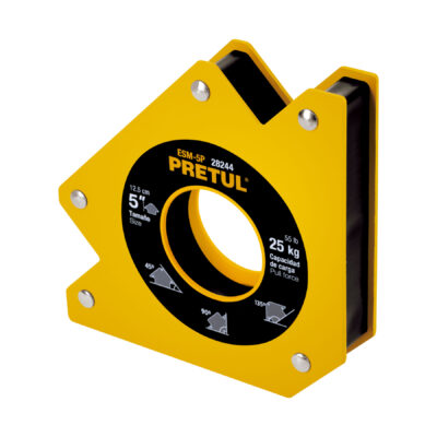 Escuadra magnética p/soldar, 5″, capacidad 25 kg