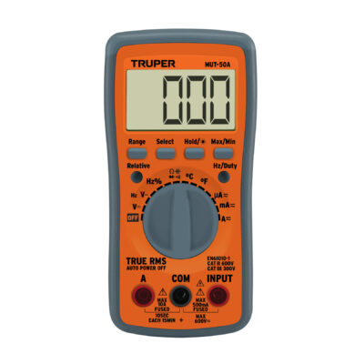 Multímetro profesional con RMS verdadero y auto rango