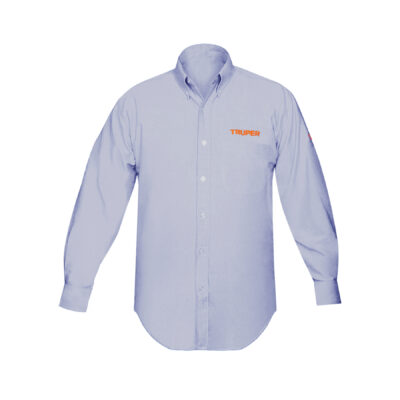 Camisa manga larga para hombre, azul, EG