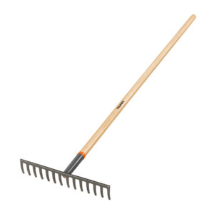 Rastrillo recto de 14 dientes, mango de 54″