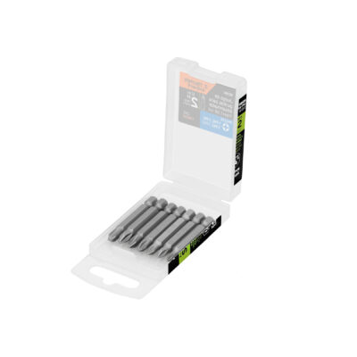 Estuche con 7 puntas de cruz combinadas largo 2″