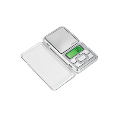 Báscula electrónica de bolsillo, de pilas, 500 g