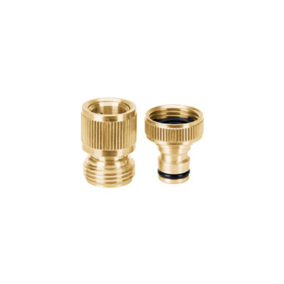 Conector 3/4″ rápido de latón grifo-manguera sistema click