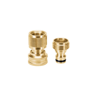 Conector 3/4″ rápido de latón manguera-acc. sistema click