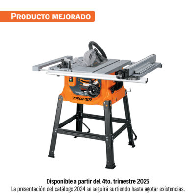 Sierra de mesa 10″, 2-1/2 HP (1900 W), con base