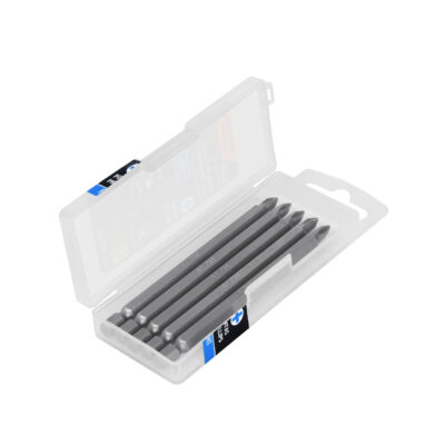 Estuche con 5 puntas de cruz PH1 largo 4″