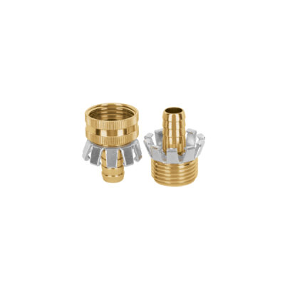 Juego de conectores 1/2″ macho/hembra tipo garra de aluminio