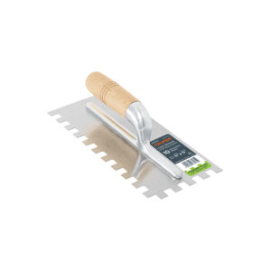 Llana 11″ dentado cuadrado 1/2″, 10 remaches, mango madera
