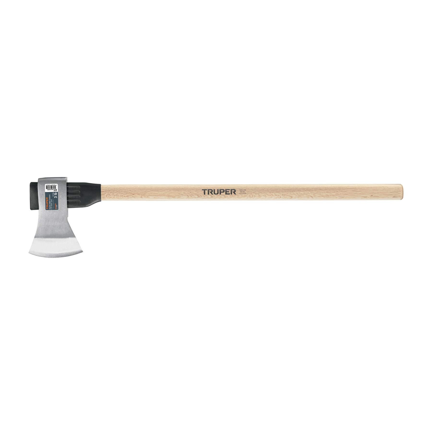 Hacha labor entera 3 lb, mango de madera 36″