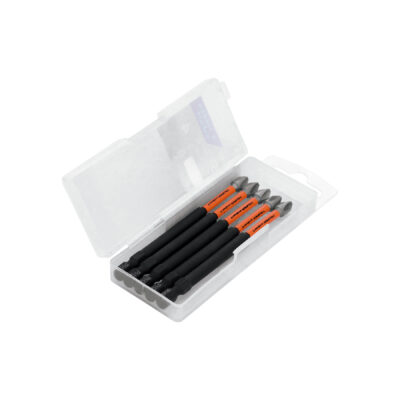 Estuche con 5 puntas de cruz PH2 de impacto largo 4″