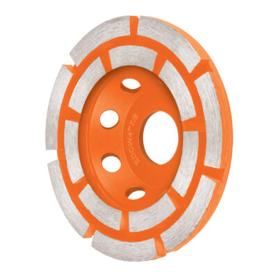 Copa de diamante doble hilera 4″ x 7/8″